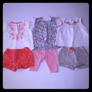 Carter's outfits lot size 9 months